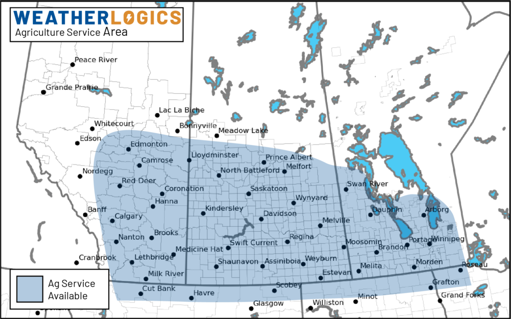 weather service area for agriculture